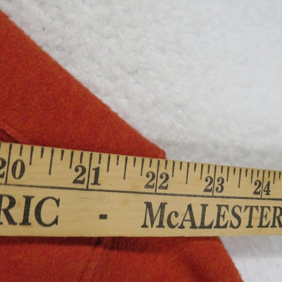 Columbia Pullover Sweater Mens XL Orange Half Zip Outdoor Fleece Warm Casual - Picture 6 of 8